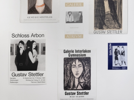 Ausstellungsansicht Gustav Stettler