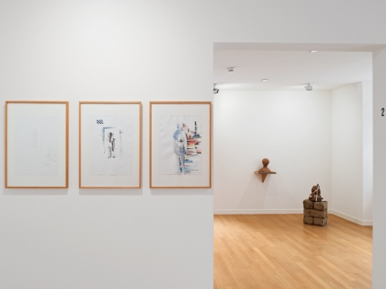 Ausstellungsansicht, Róza El-Hassan / Martha Rosler. Future's Dialect