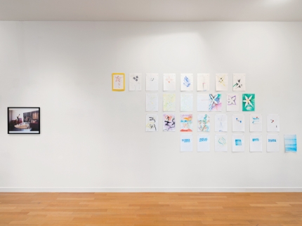 Ausstellungsansicht, Róza El-Hassan / Martha Rosler. Future's Dialect